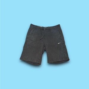 Nike sportswear embroidered swoosh sweat shorts grey men’s medium